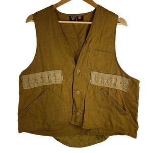 Bullseye Bill Water Repellent Hunting Fishing Vest Pocket Cabin Vintage 60s 70s